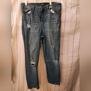 Scoop Brand Jeans - Distressed Crop Jeans size 12